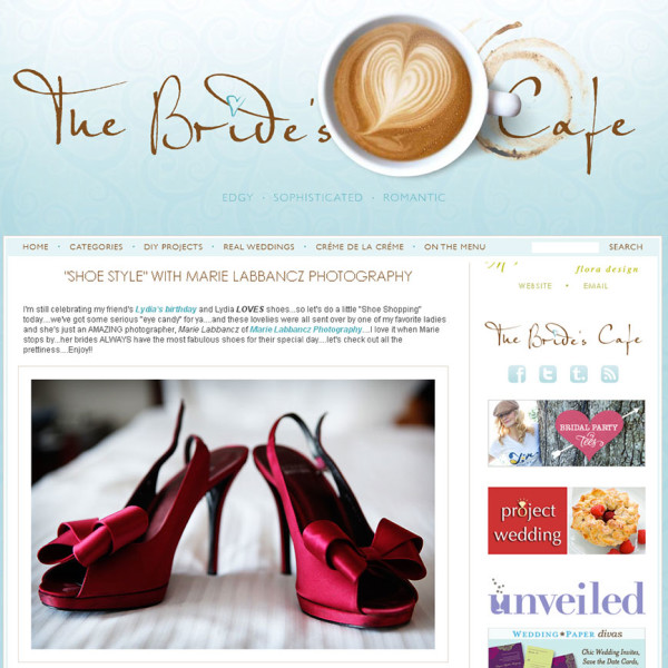 Shoes on The Brides Cafe