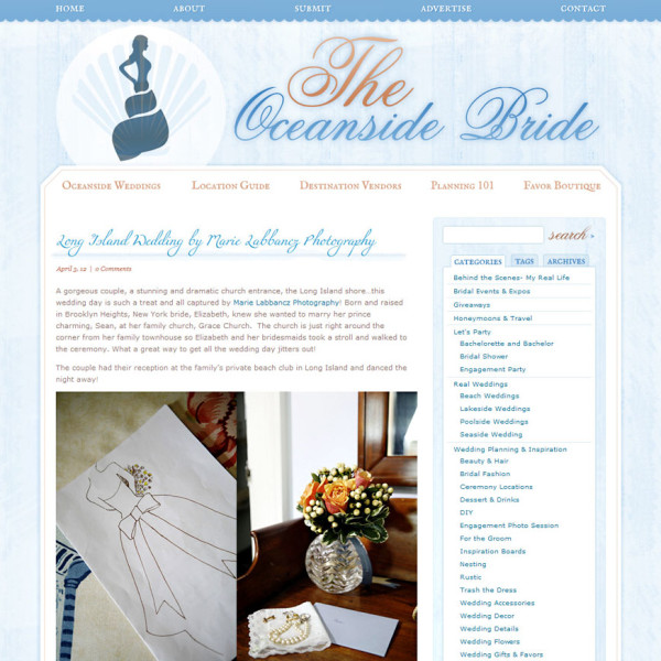 Elizabeth + Seans Brooklyn/Long Island Wedding Featured on The Oceanside Bride