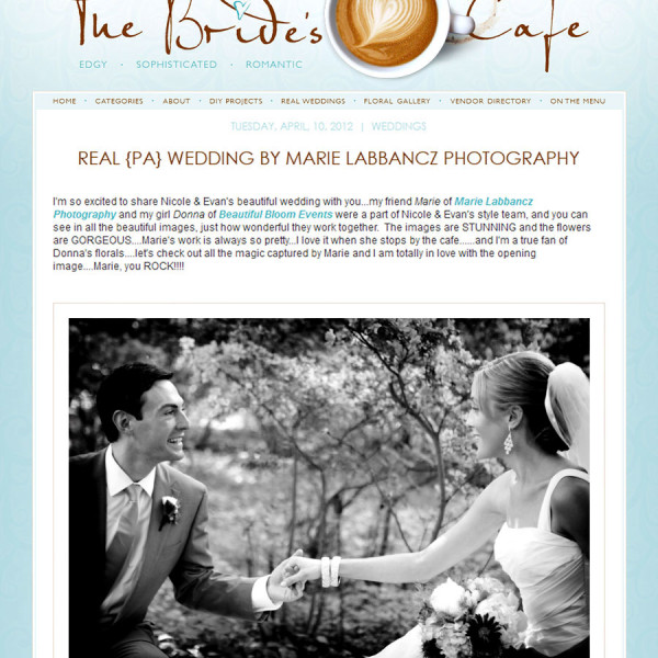 Winterthur Wedding Featured on The Brides Cafe