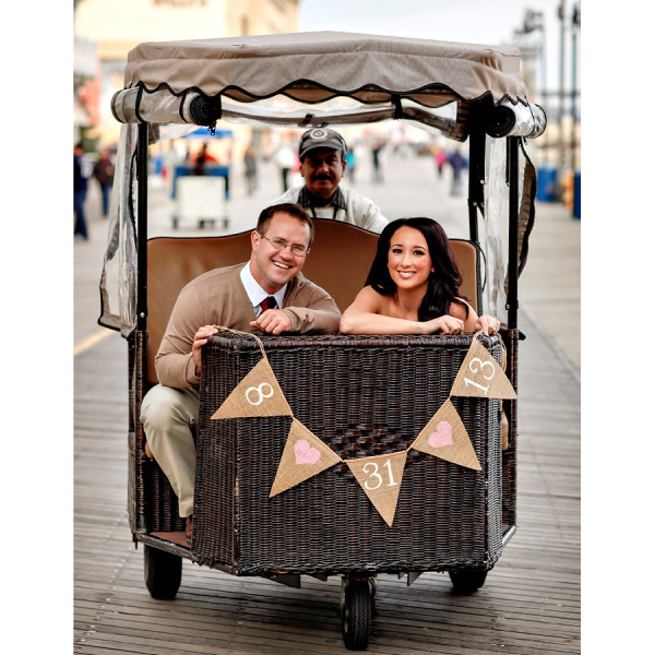 Atlantic City Engagement Portraits of Melissa + Doug