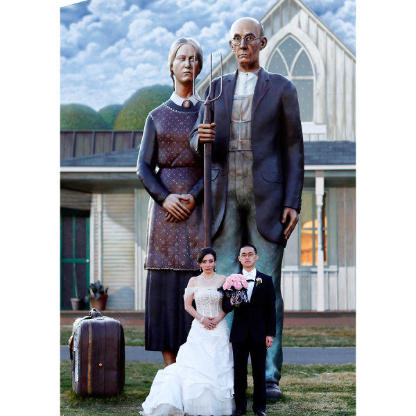 Grounds for Sculpture Wedding Portraits of Noha + Peter - 04.06.13