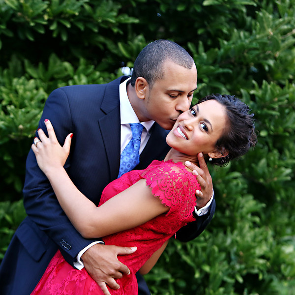 Sayen Gardens Engagement Portraits of Devon + Kevin