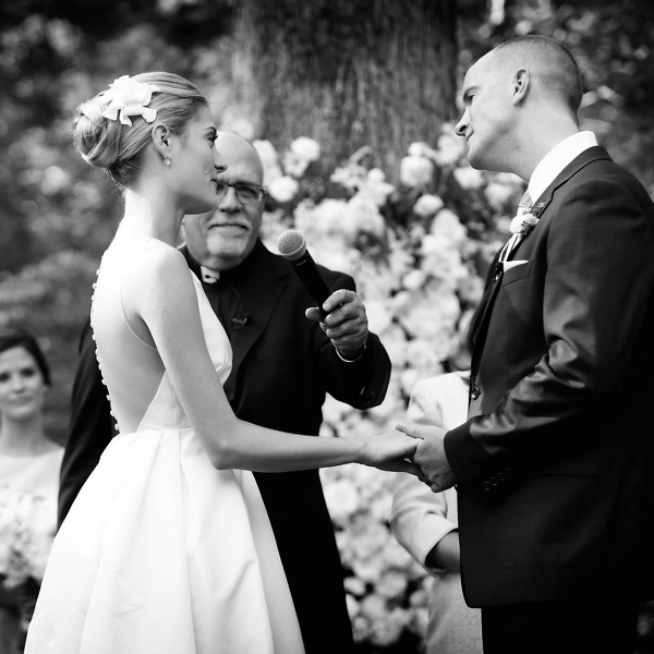 Princeton Home Wedding Ceremony of Rachel + Robby