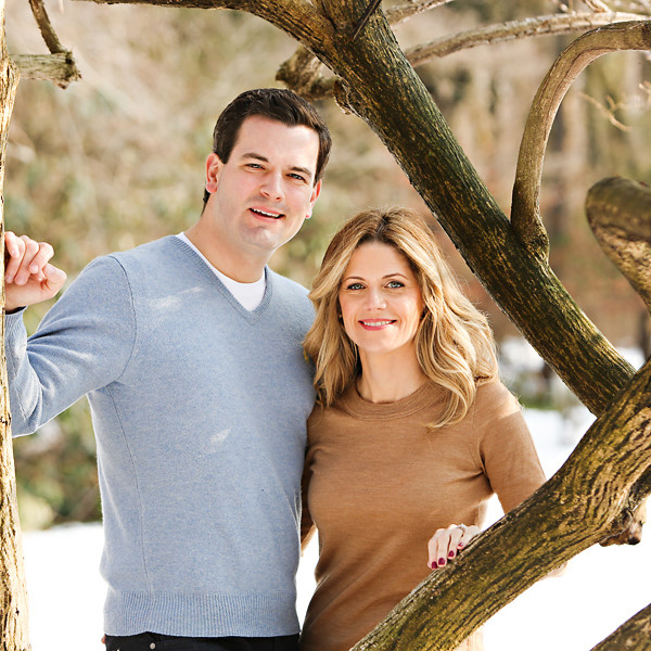 Sayen Gardens Engagement Portraits of Jessica + Vince