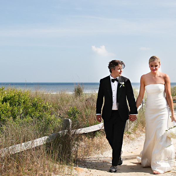 Beach Wedding Portraits of Kara + Boo
