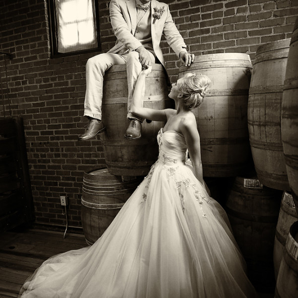 Wedding Editorial at the New Liberty Distillery