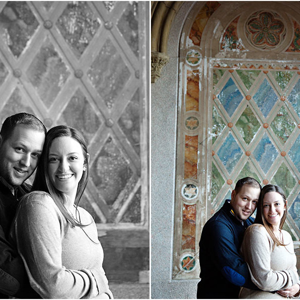 New York City Engagement Portraits of Elizabeth + Alan