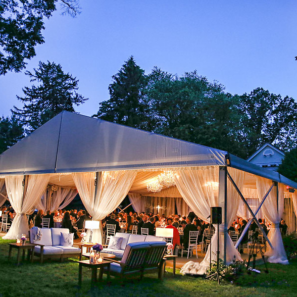 New Jersey Home Wedding Reception of Elizabeth + Alan