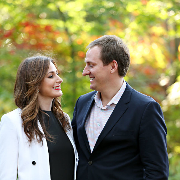 Engagement Portraits of Pari + Tyler