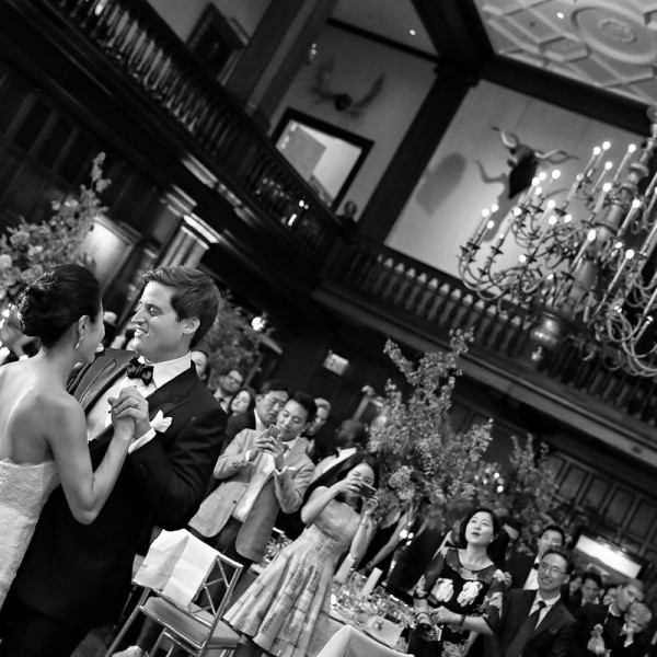 Harvard Club Wedding Reception of Alicia + Edward