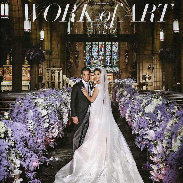 Inaugural Issue of Modern Luxury Wedding Philadelphia Features Yasmina and John's Academy of Music Wedding