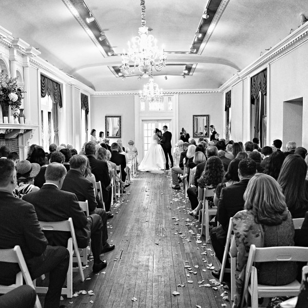 The Chateau at Coindre Hall Wedding Ceremony of Meghan + Stephen